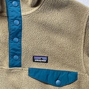 Kids Size 10 Patagonia Synchilla Button Up Fleece Sweater